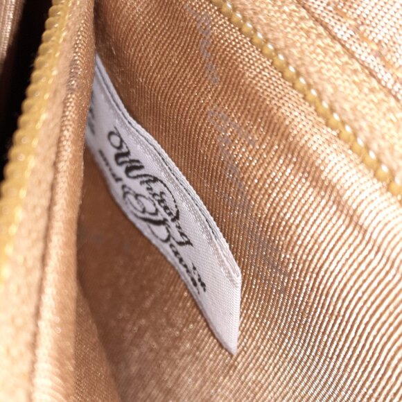 Whiting & Davis Clutch Gold Mesh Purse Evening Bag Detachable Crossbody Chain - Picture 13 of 16